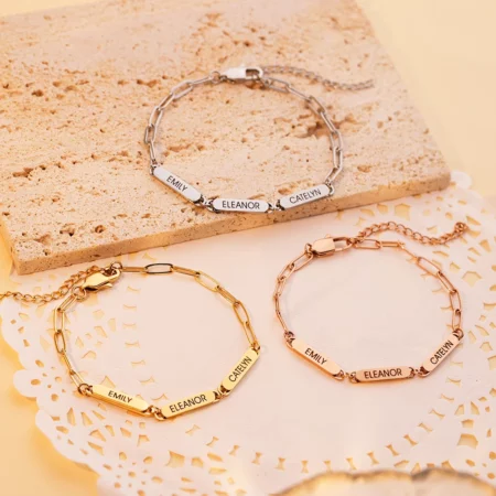 Pulseira Feminina personalizada family
