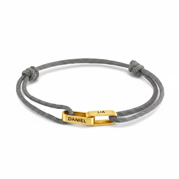 Bracelete Casal Personalizado com Nomes - foto 14