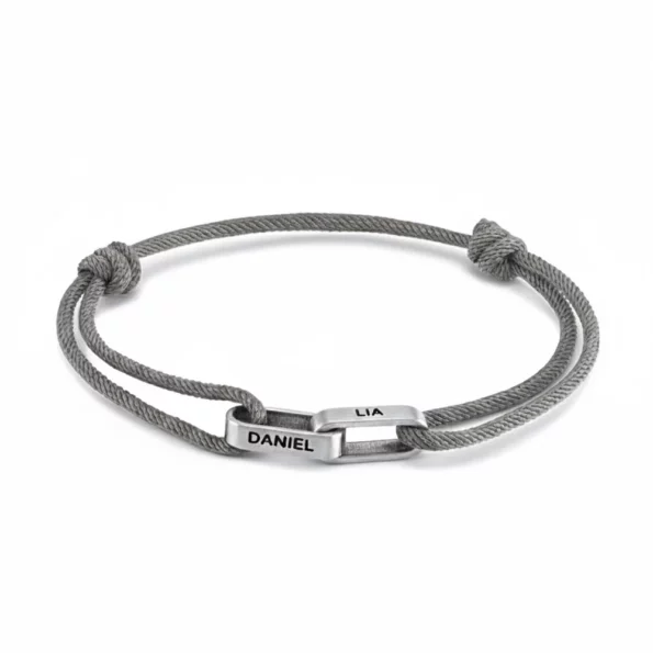 Bracelete Casal Personalizado com Nomes - foto 8