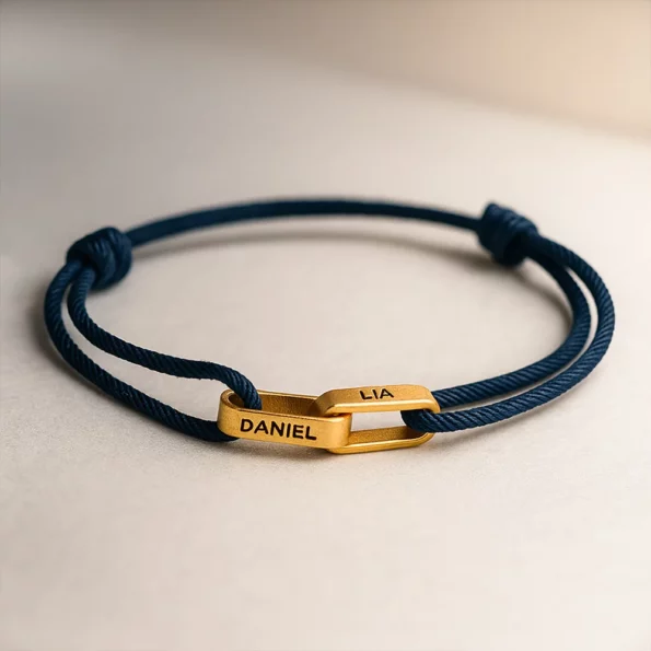 Bracelete Casal Personalizado com Nomes - foto 9