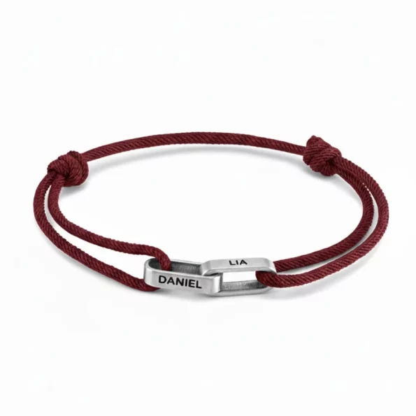 Bracelete Casal Personalizado com Nomes - foto 7