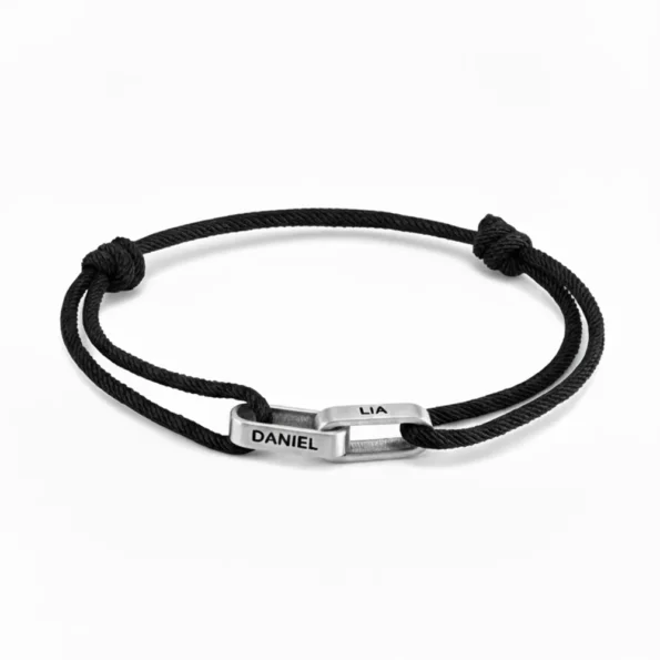 Bracelete Casal Personalizado com Nomes - foto 5